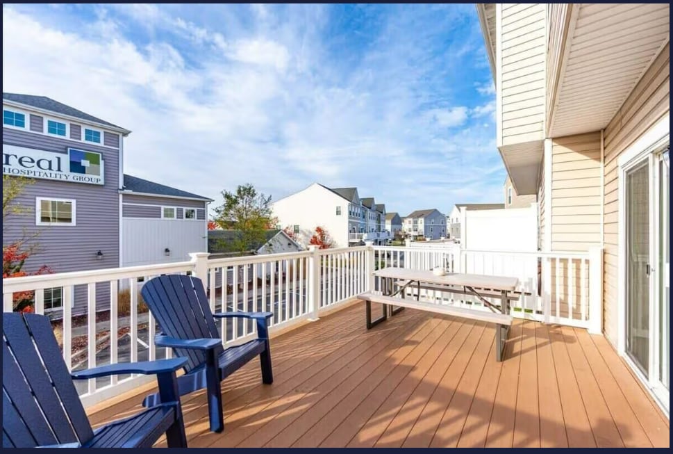 Back deck - 12901 Tidal Ln