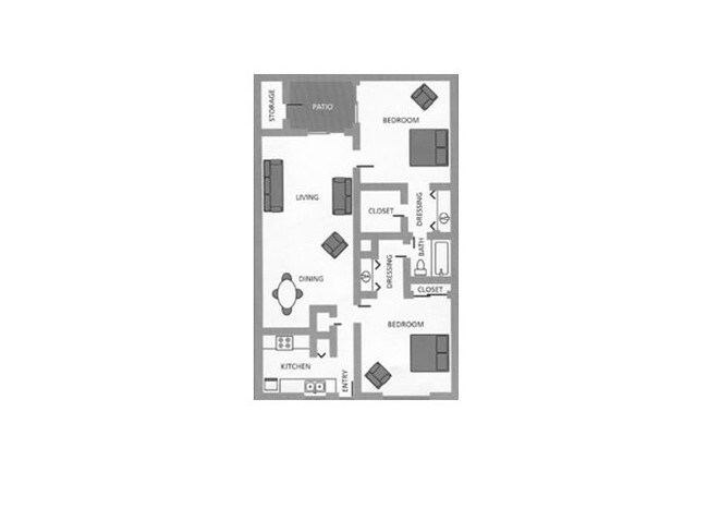 Floorplan - Townhomes on the Park Apartment Homes