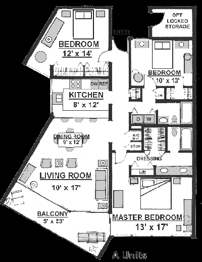 3BR/2BA - Anastasia Condos