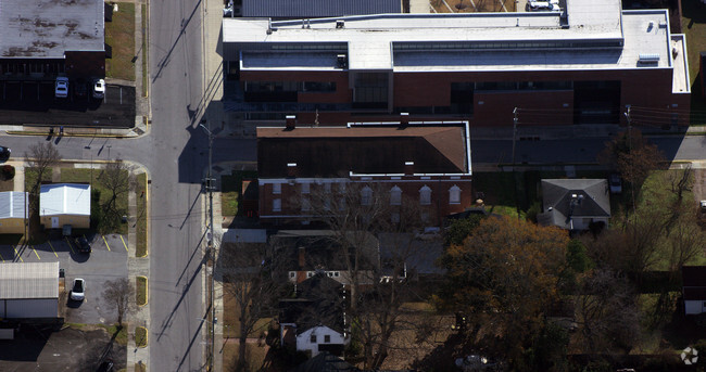 Aerial Photo - The Lofts at Clayton Town Hall