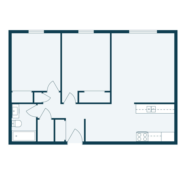 Floorplan - Sargent Apartments