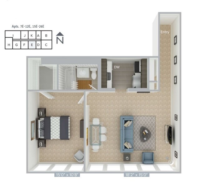 Floorplan - Avalon at Prudential Center