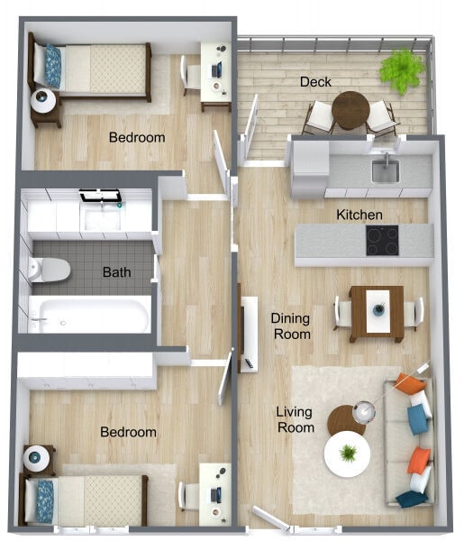 Floorplan - Falls of Chelsea Lane