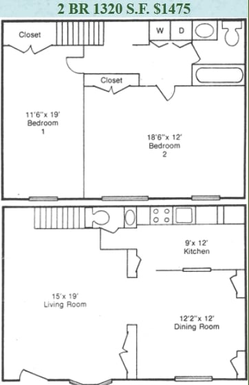 2BR/1BA - Whitpain Hills