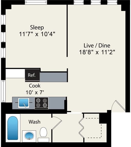 Floorplan - Reside on Clarendon