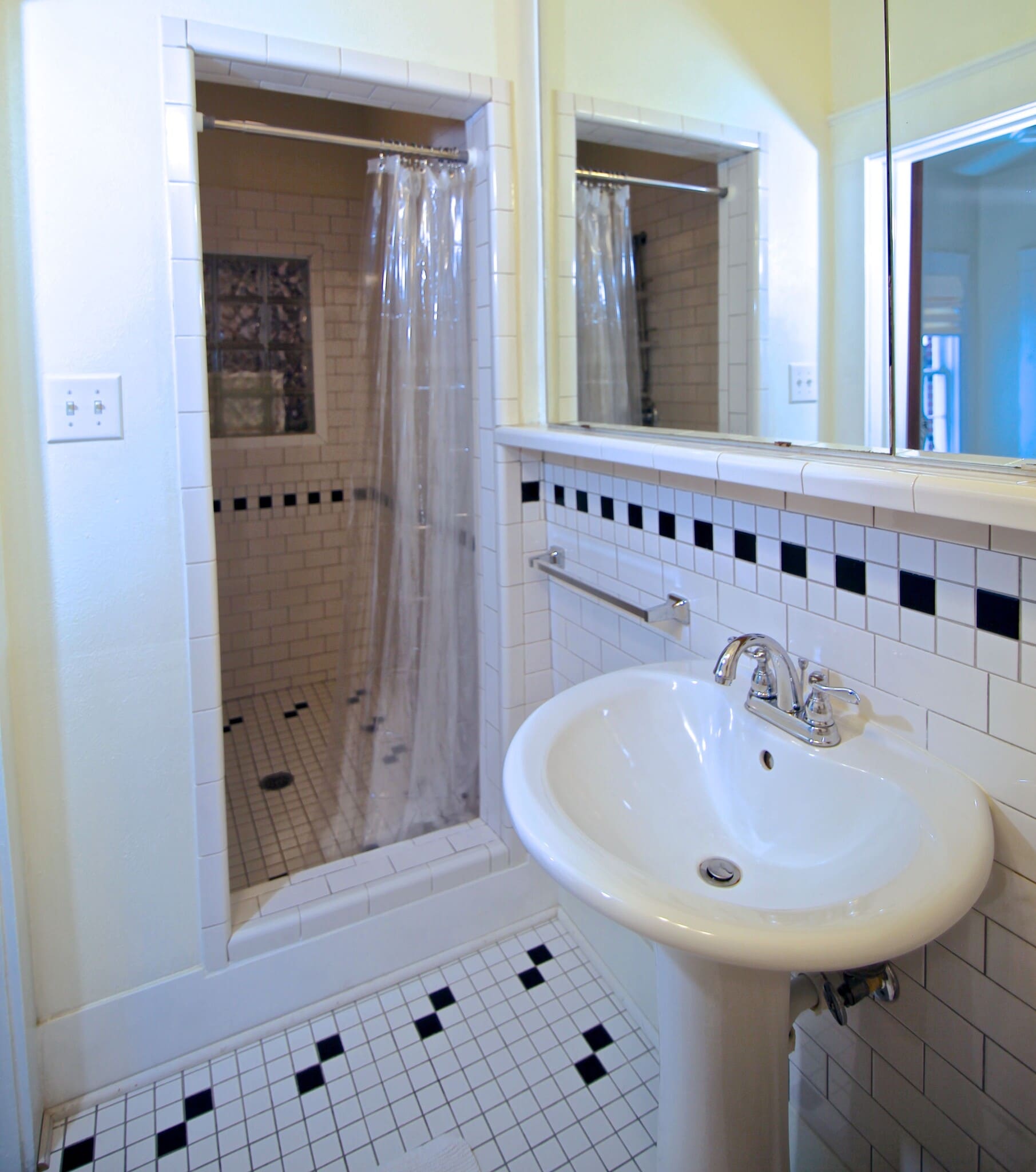 Rear Bathroom with walk-in shower - 2508 Van Buren St