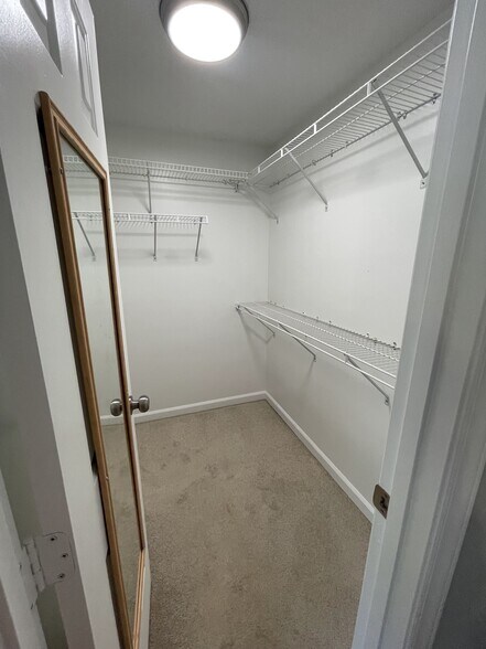 Spacious walk-in closet with bright lighting - 4204 Whistler Ct