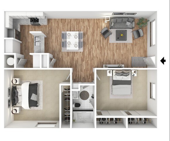 B1R Floorplan - Metro at Downtown Mesa