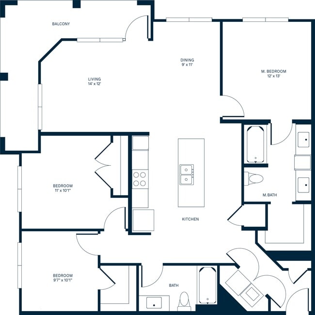 Floorplan - Watermark at Harvest Junction