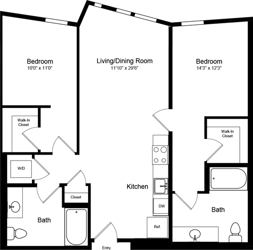 Floorplan - Potrero 1010