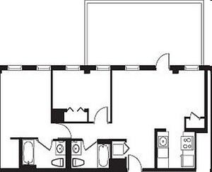 2BR/2BA - Mission Grand