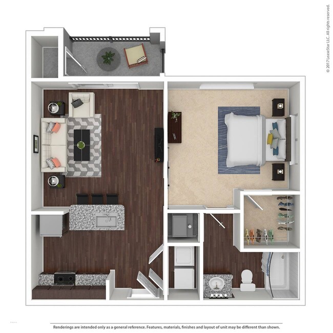 Studio apartment in Durham, NC - Realm at Patterson Place