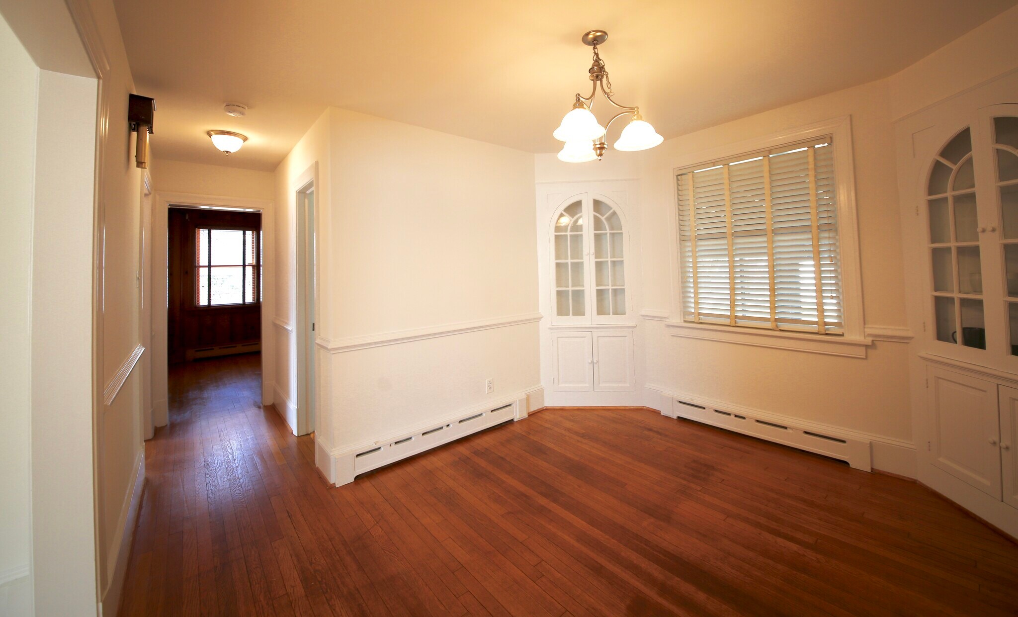 Dining Room with built in cabinets. - 2308 Buckingham Ave