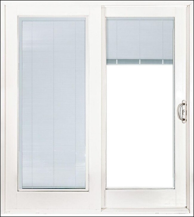 8. Patio door privacy blinds in between glass - 137 E 755 S