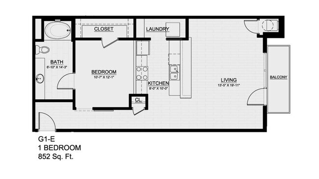 Floorplan - The Flats on Archer - Discounted Rates on ...