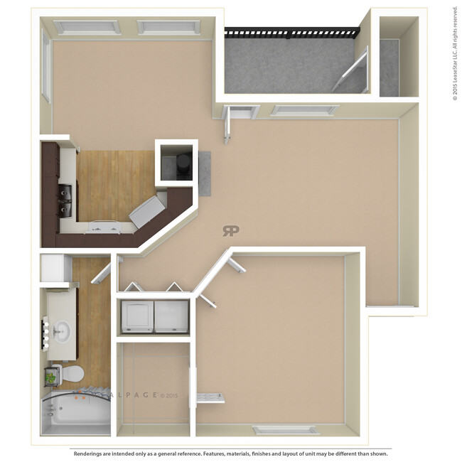 Floorplan - Elements of Belle Rive Apartments