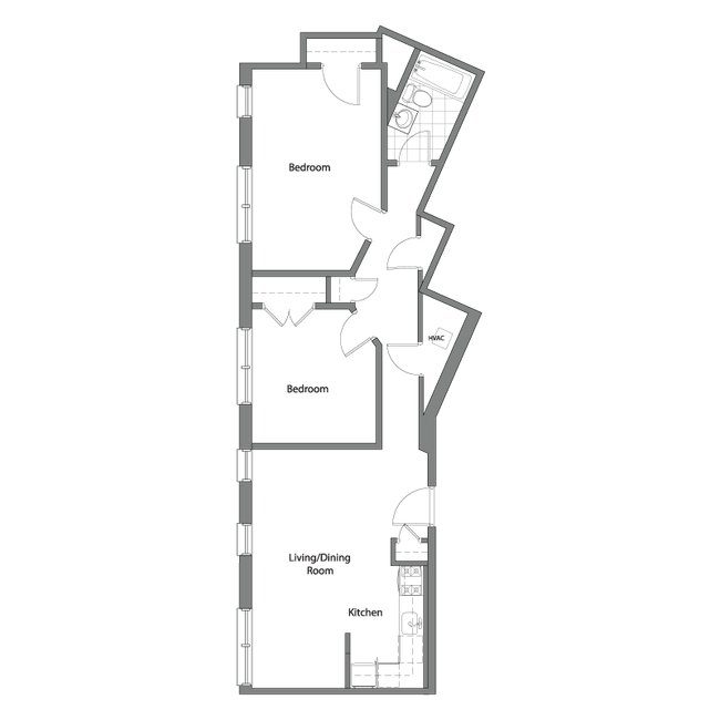 Floorplan - Monroe Tower