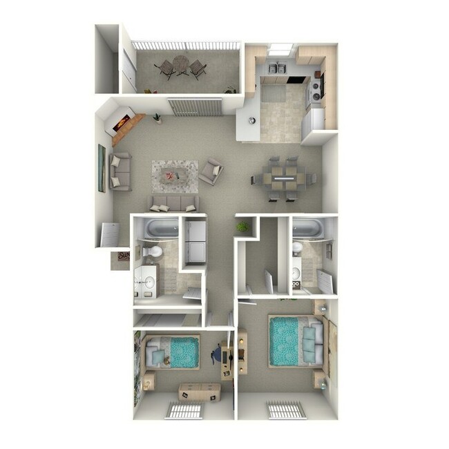 Floorplan - Sagecliff Apartments