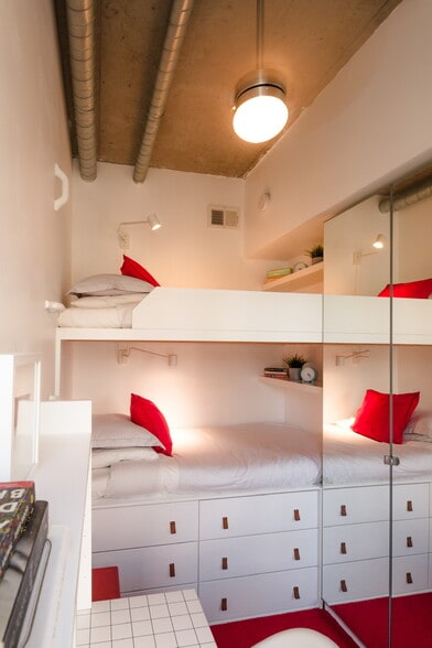 Flex Room with desk, bunk beds and closet - 1255 NW 9th Ave