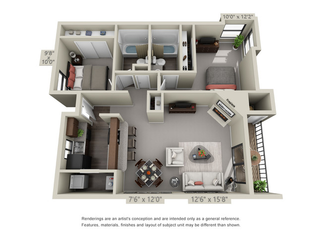 Floorplan - Waverly Gardens Apartments