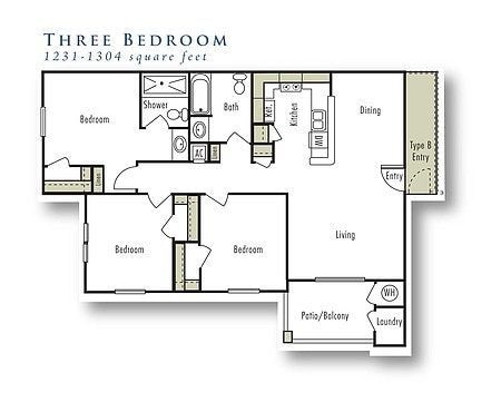 Floorplan - Whitney Ranch Apartments