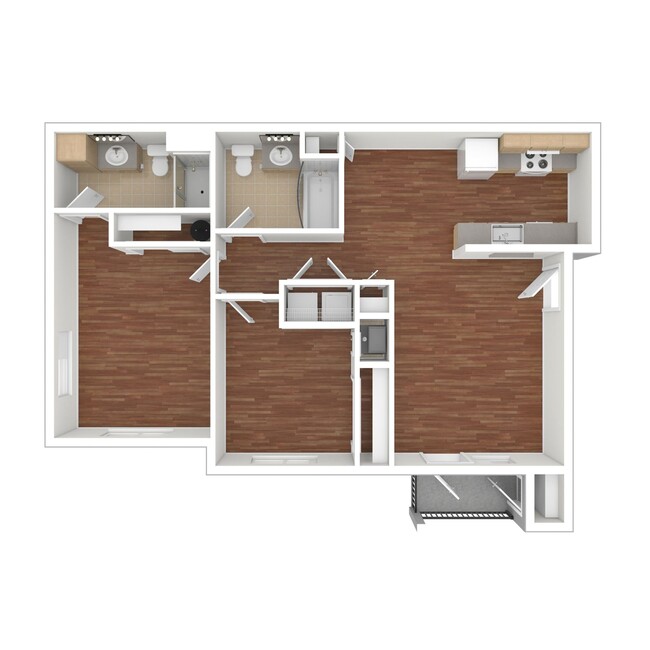 Floorplan - The Orchard Apartments