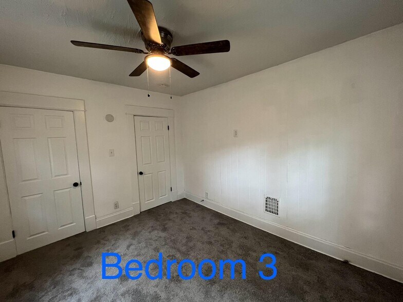 Bedroom #3. Ceiling Fans in all BR's - 244 E Oakland Ave