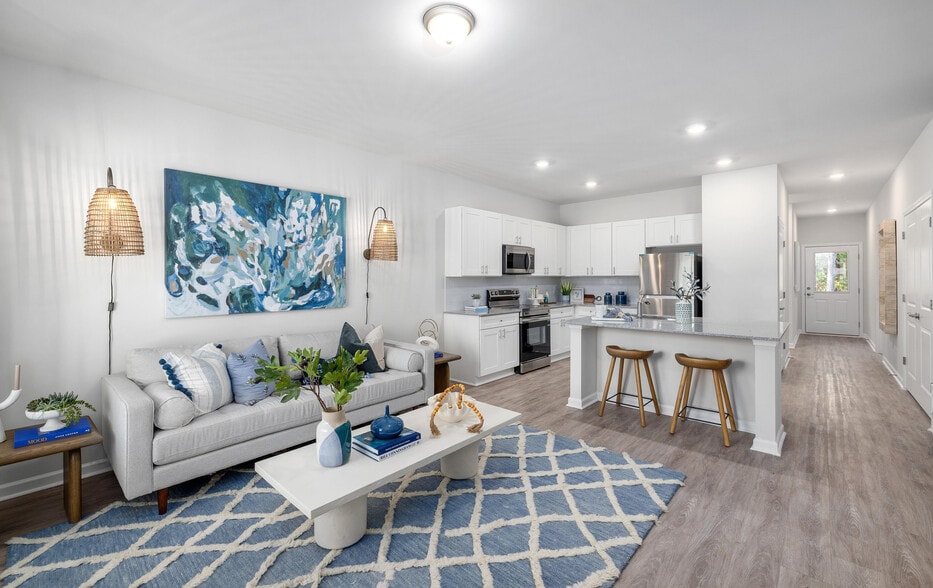 Living Room - The Cottages at Capital Circle