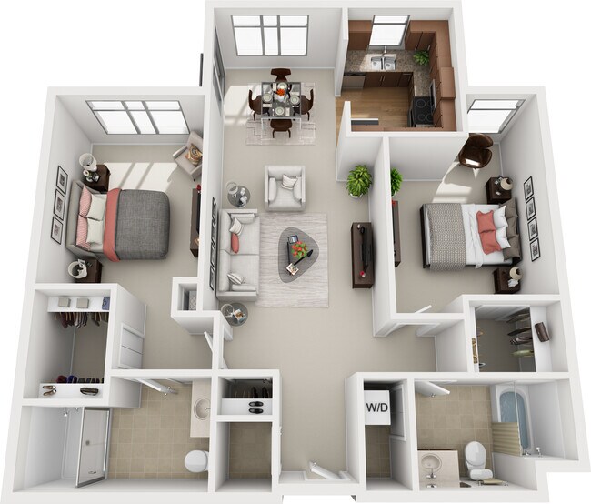 Floorplan - The Enclave Luxury Apartments