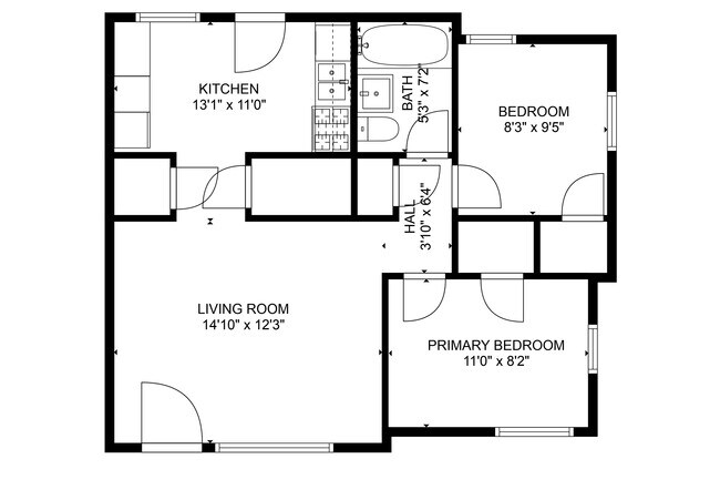 Floorplan - Glen Ridge Manor Townhomes and Flats (Indy Town)