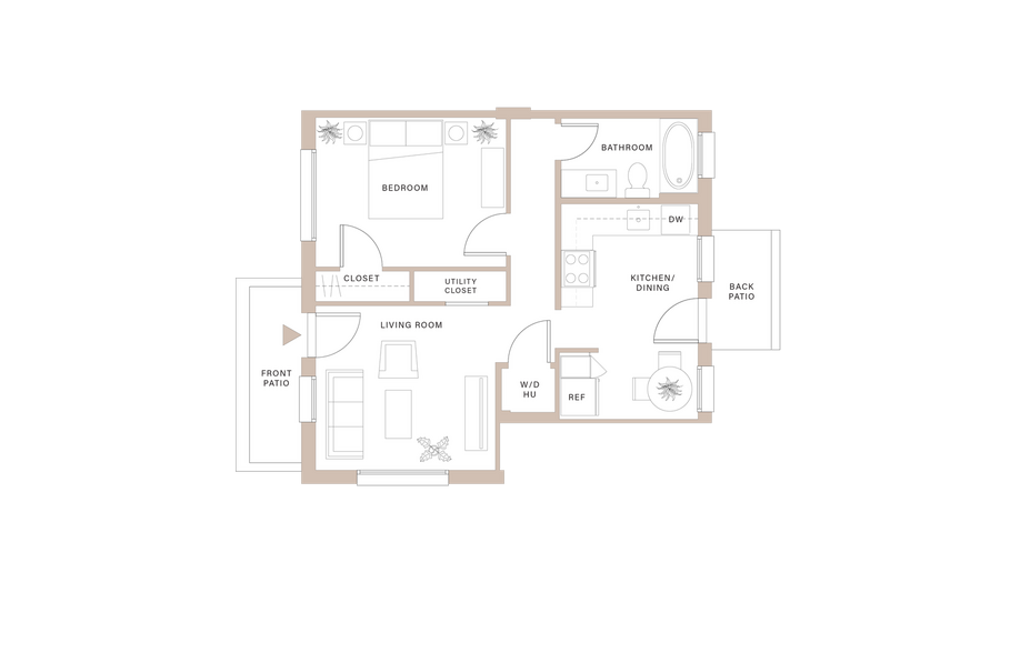 Interior Photo - 1100 Washington Circle