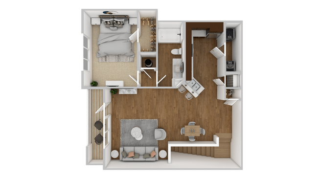 Floorplan - The Retreat Apartment Homes
