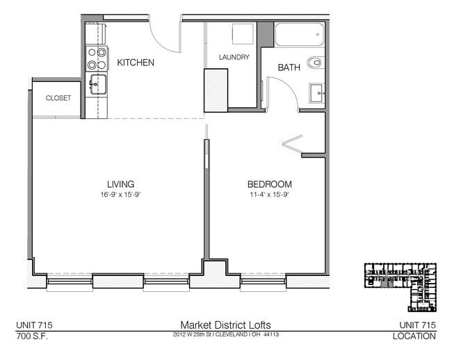 Floorplan - Market District Lofts