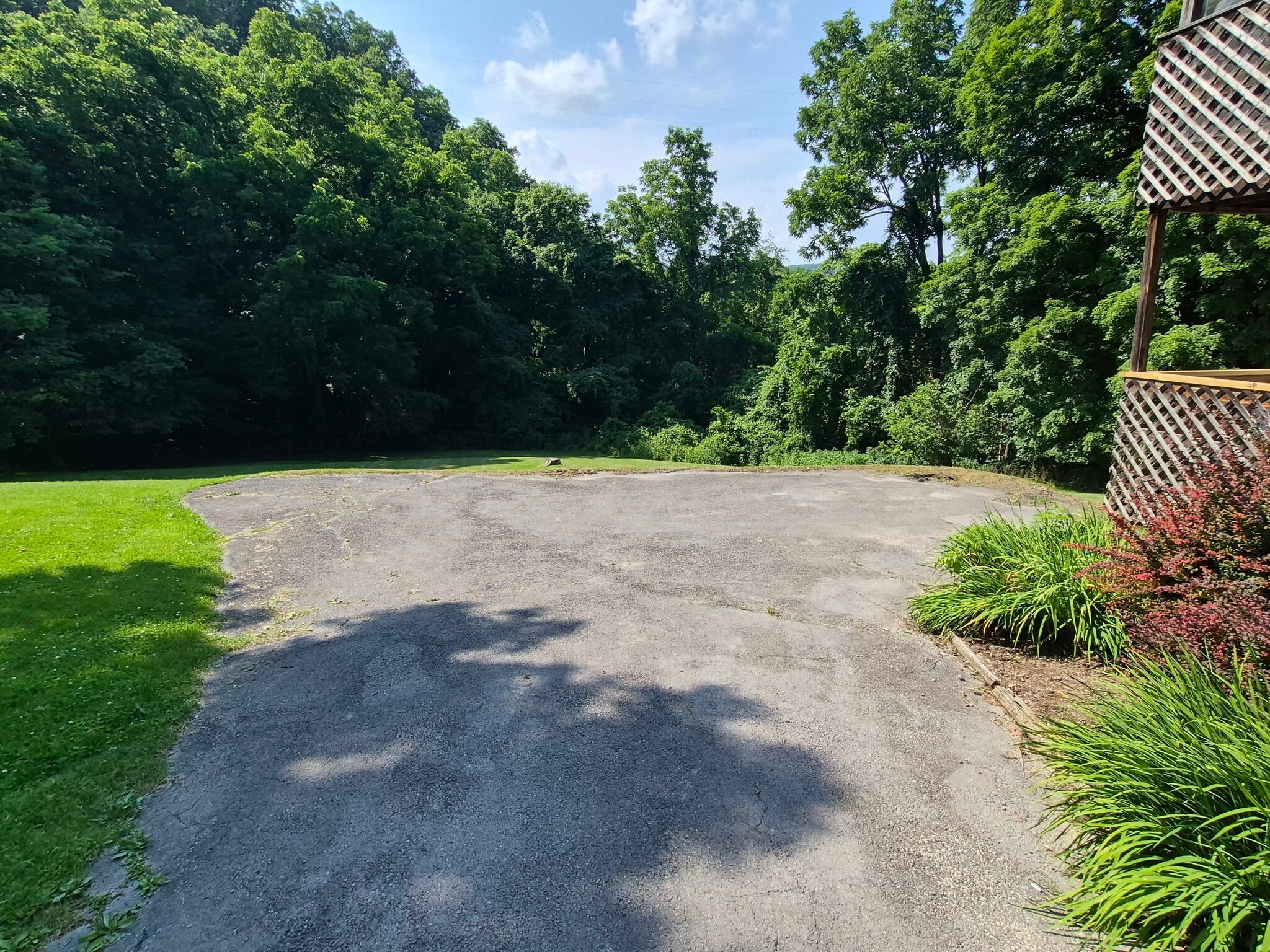 Paved parking - 128 Morgan Drive