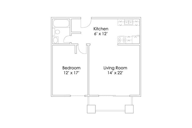 Floorplan - Canyon Lake Apartments