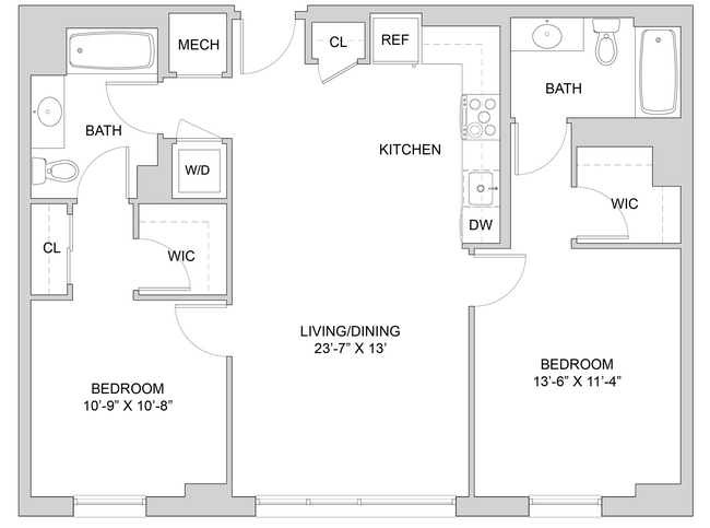 Floorplan - The Modern at Art Place
