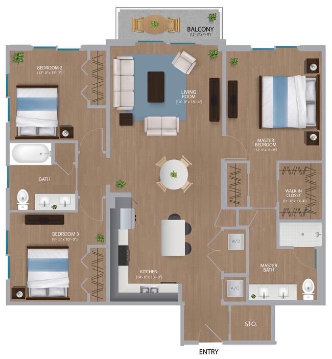 Floorplan - Shalimar Plantation East