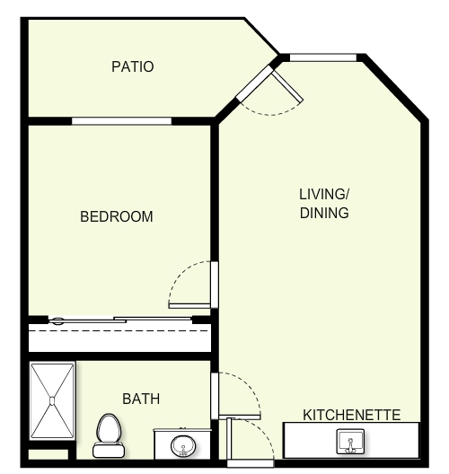 1BR/1BA - Asher Point Lincoln
