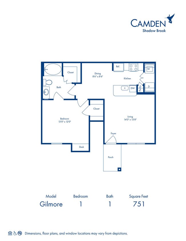 Floorplan - Camden Shadow Brook