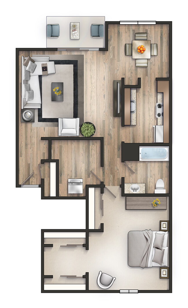 Floorplan - Grandview Apartments