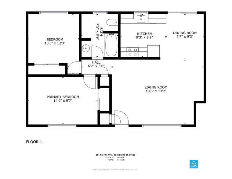Floorplan - 151 N 29th Ave