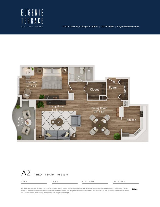 Floorplan - Eugenie Terrace on the Park