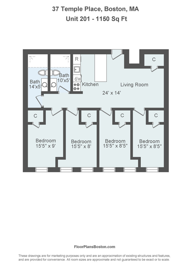 Floorplan - 37-43 Temple Place LLC