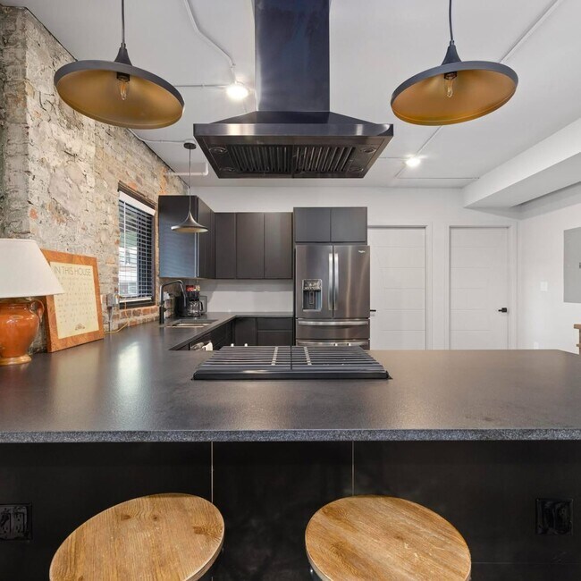 Leathered granite countertops - 14 Bank St