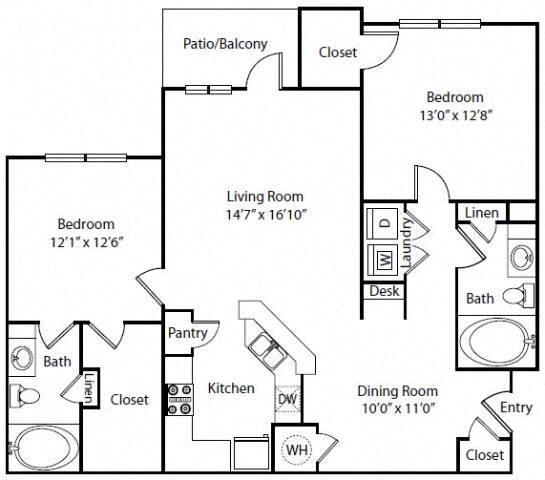 Floorplan - The Villas at Shadow Creek