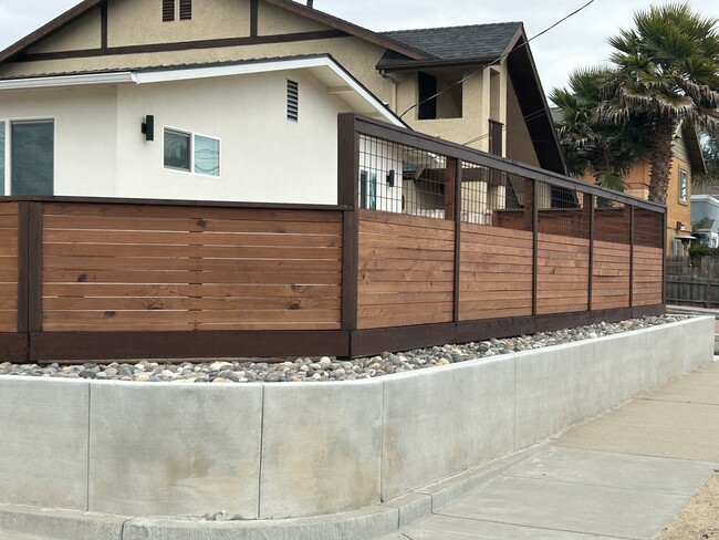 Fenced side yard - 485 S 12th St