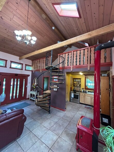 Stairs to loft - 4045 Caribon St