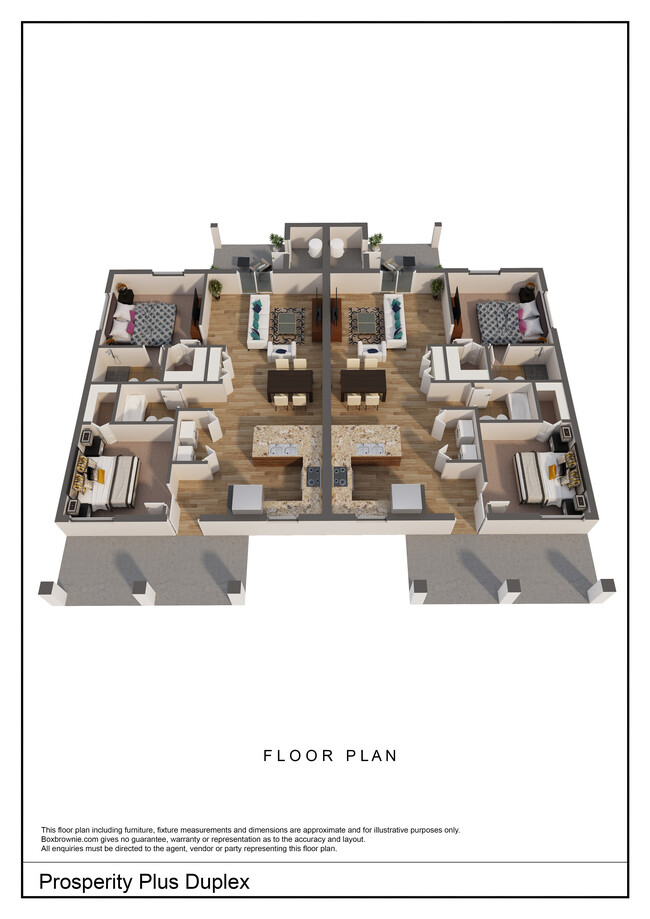 3D Furnished Rendering - 9356 N Peachtree Way