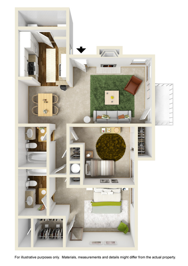 Floorplan - Willow Ridge Apartments