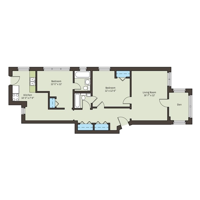 Floorplan - 5452 S. Ellis Avenue